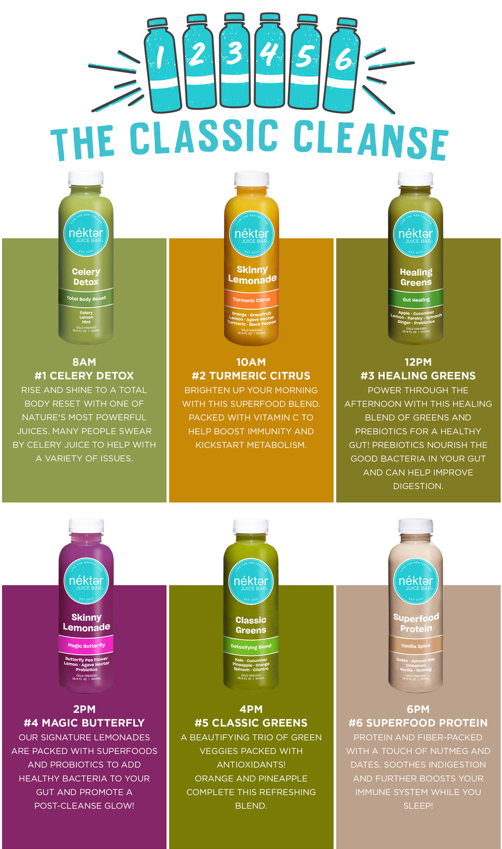 Start the Year Better with Nékter and Cleanse for 29.95/Day Nekter