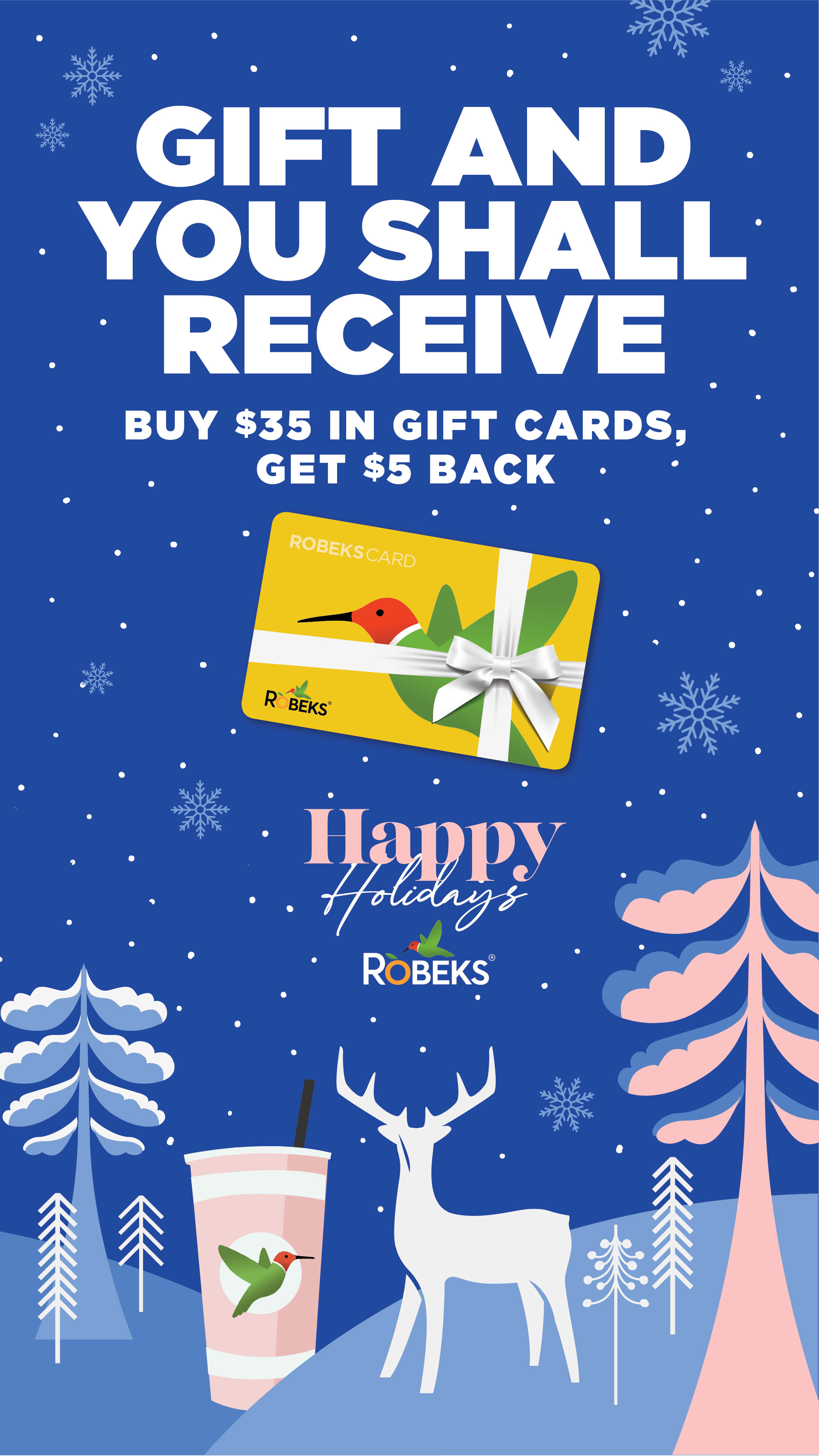 Robeks, give the gift of Robeks this season Robeks