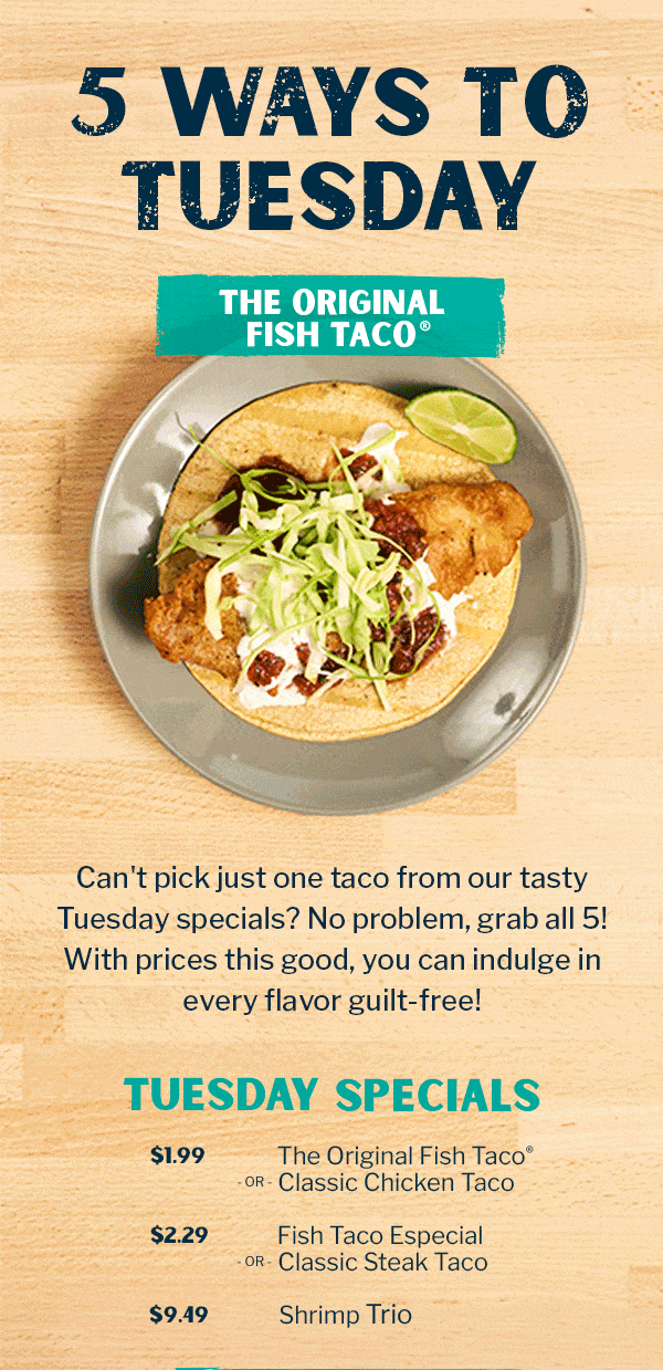 Rubio's Taco Tuesday Cheap Sales gbupresnenskij.ru