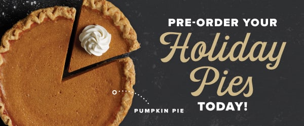 Pre order your Holiday Feasts &amp; Pies Today! 🥧 - Sharis