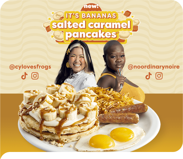 Our NEWEST Creation is Bananas! 🍌🥞 Dennys Diner