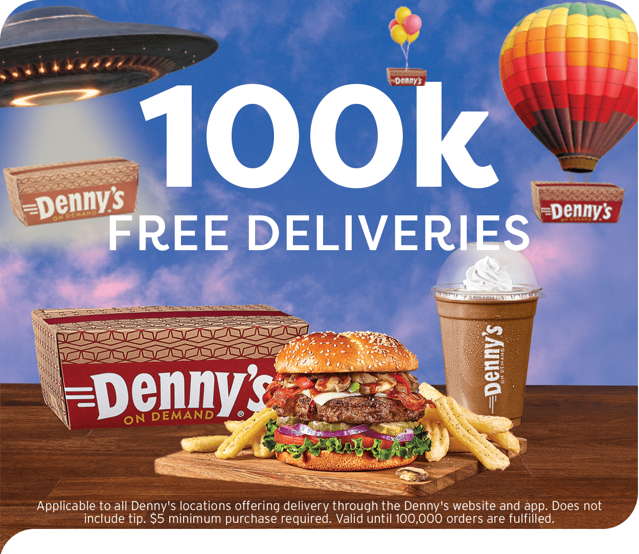 Free Delivery from our Kitchen to Your Door! Dennys Diner