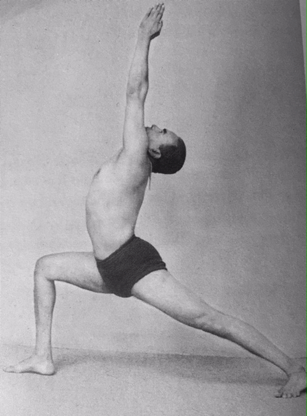 Image result for virabhadrasana 1 iyengar