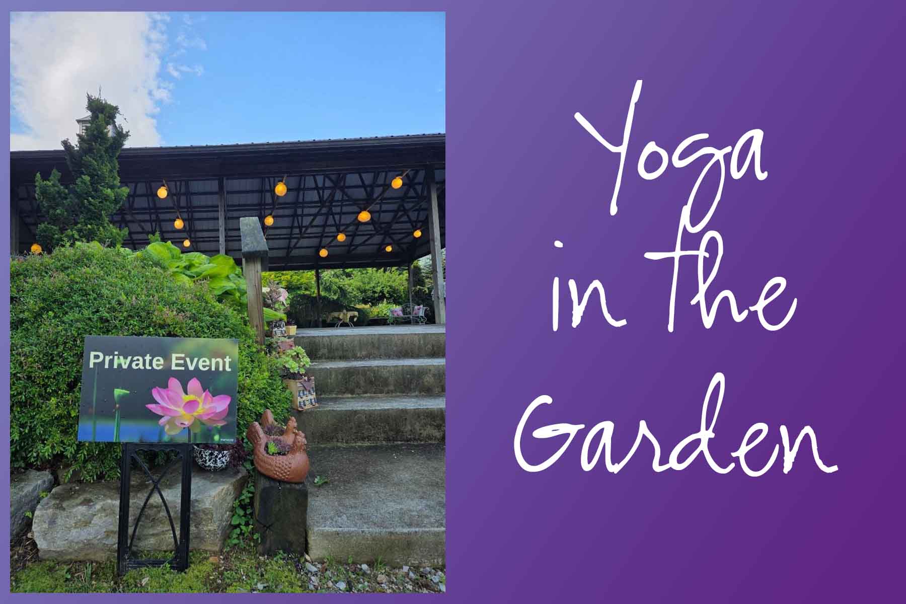 Yoga in the Garden