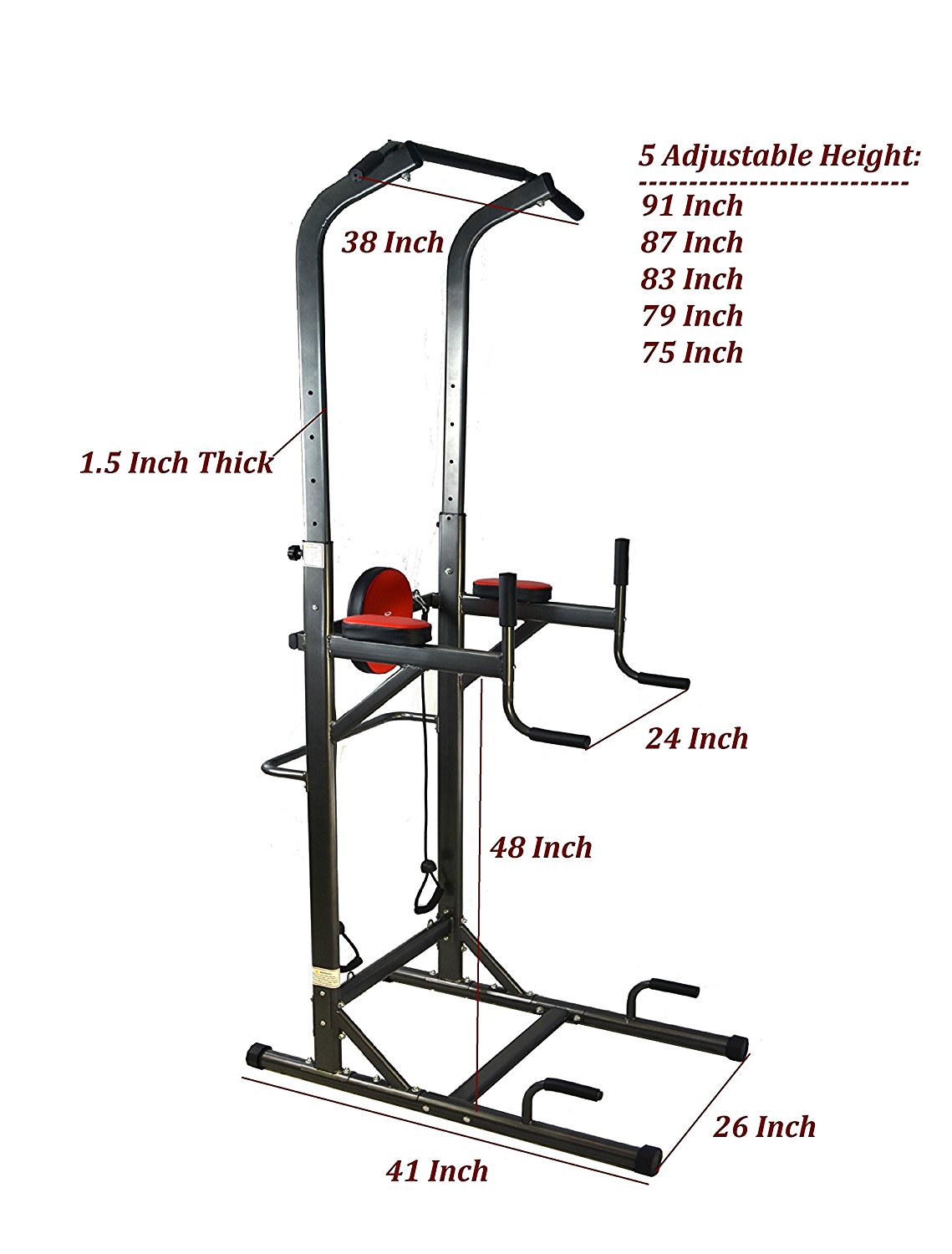 X Factor Multi Function Pull Up Dip Station VKR Power Tower Suction
