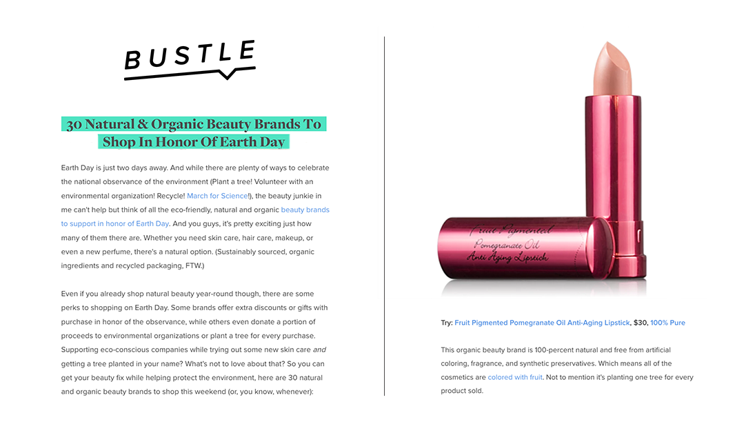 Press Release: Bustle