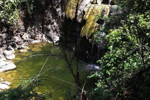 Suasana Air Terjun Jurug Lanang Blitar