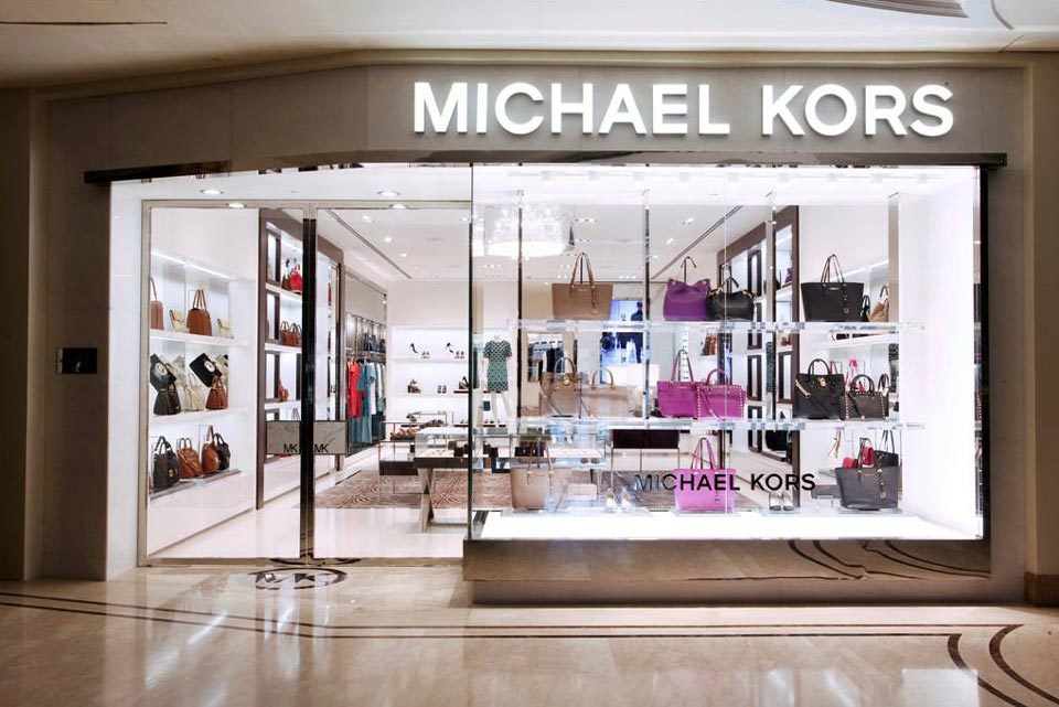 SINGAPORE - NOVEMBER 09, 2015: interior of Michael Kors store in