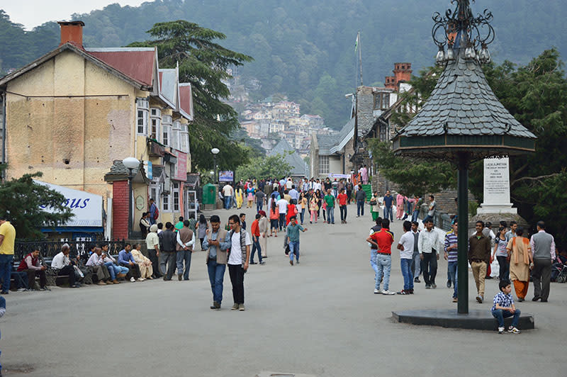 The Mall in Shimla, Important Places Around The Mall