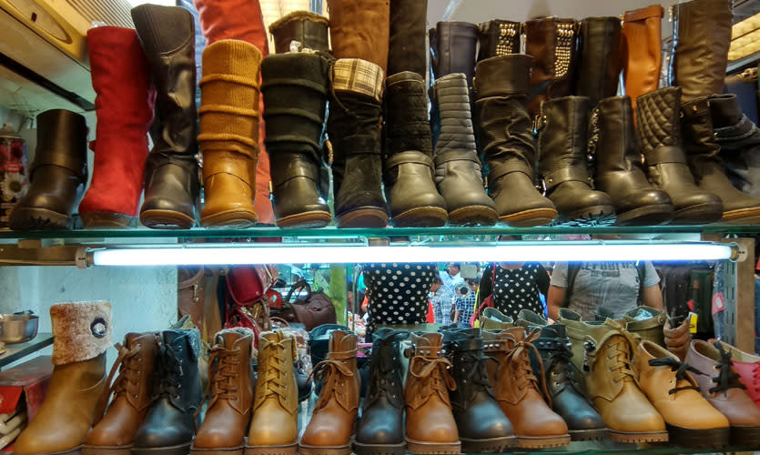 boots in sarojini nagar market