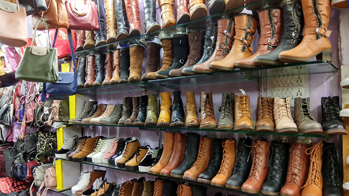 boots in sarojini nagar market