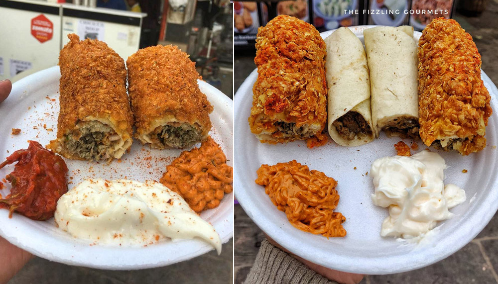 A Shawarma Joint In Vikaspuri Dishes Out Yummy Scrummy Kurkure Chicken