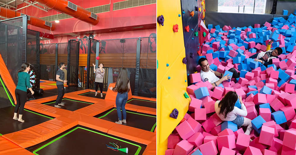 Jump To Glory @ This Indoor Trampoline Park