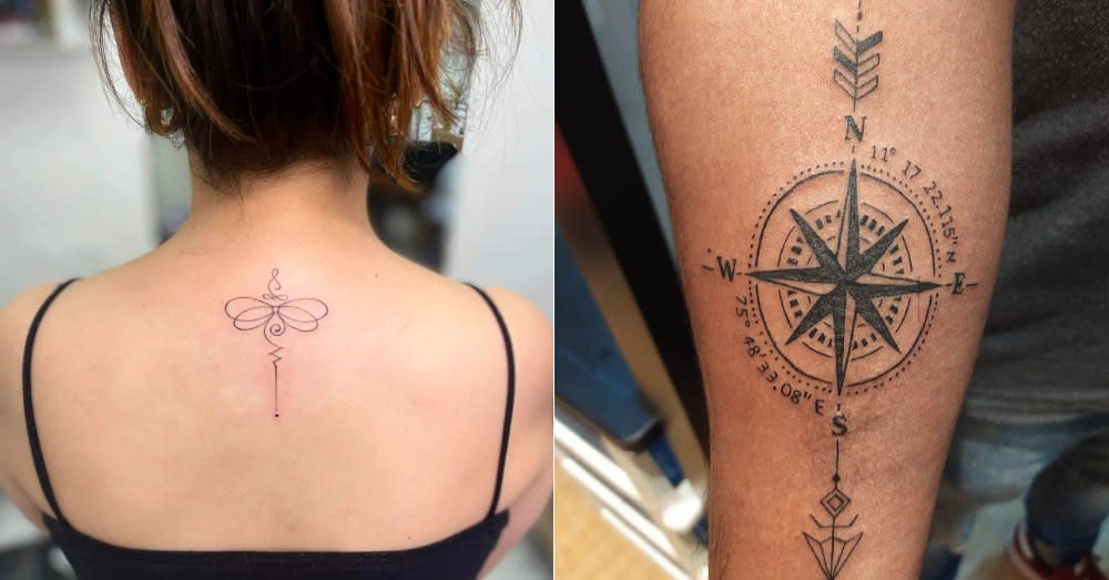 Compass Tattoo A Guide to Designs Styles and Meanings  InkMatch