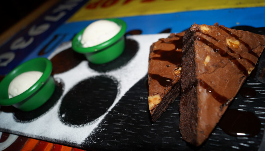 Try The Chocolate Brownie Junkyard Cafe! So Delhi
