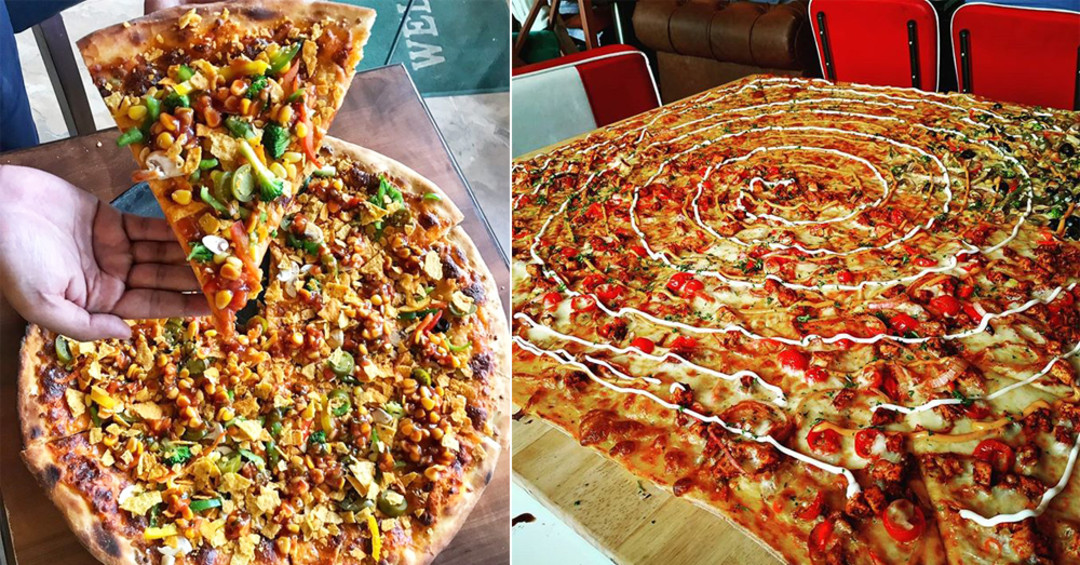 Places Serving Monster Pizzas In Delhi So Delhi