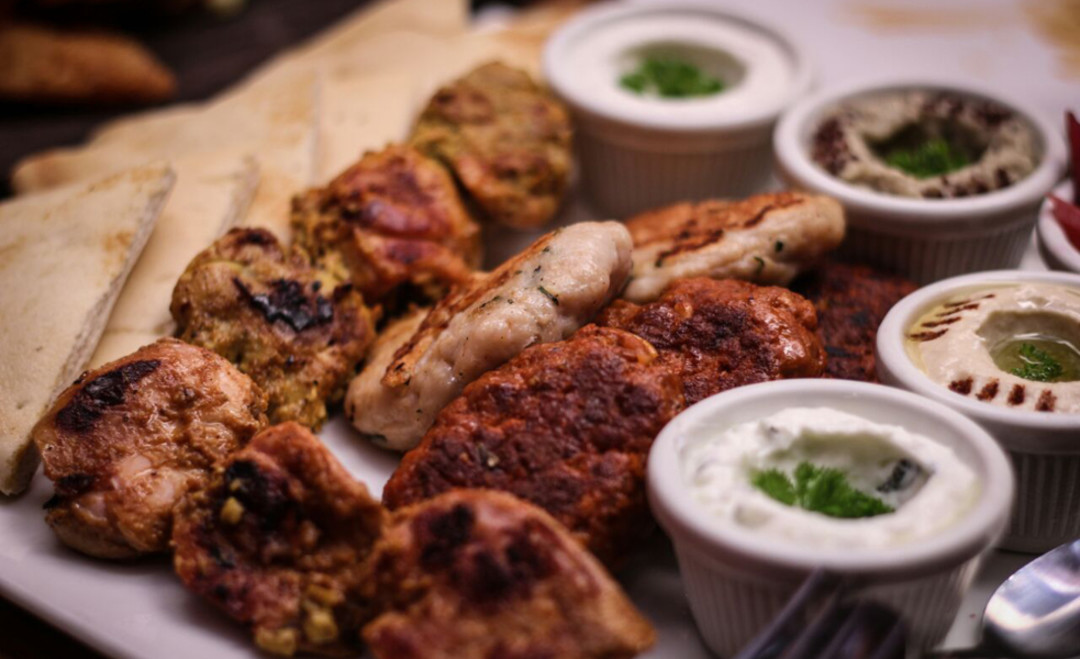 Authentic Lebanese Platter at Kinbuck2 in CP So Delhi