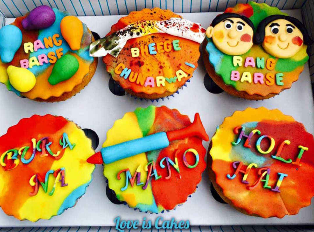 Chablon - Holi theme cake for a birthday party ❤️... | Facebook