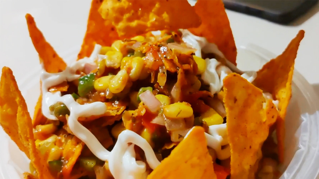 Nachos Chaat At Soni Bakers In Rajouri Garden So Delhi