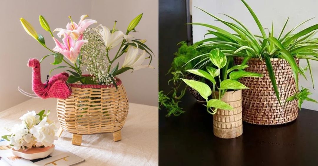6 Best Online Stores For Jute & Bamboo Planters So Delhi