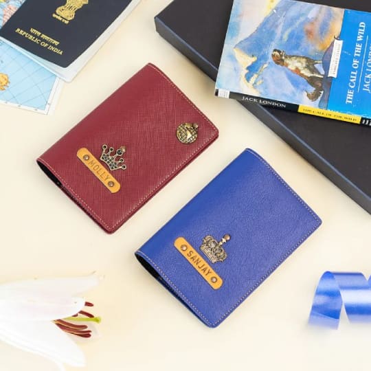 Customized Passport Cover, Leather Passport Wallet - The Messy Corner