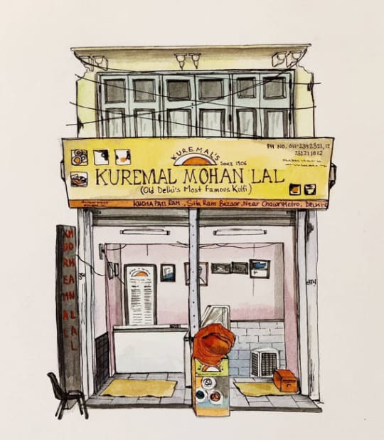 10 Iconic Places Of Delhi In Aditya Raj's Inktober Art | So Delhi 10 Iconic Places Of Delhi In Aditya Raj's Inktober Art | So Delhi