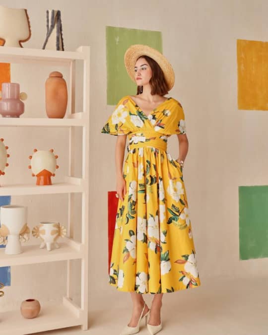 sachin and babi light blue dress Holiday Outfit Ideas