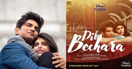 Dil Bechara Premiering Online So Delhi