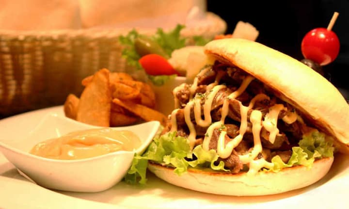 Kuzart Special Lamb Burger at Kuzart Lane