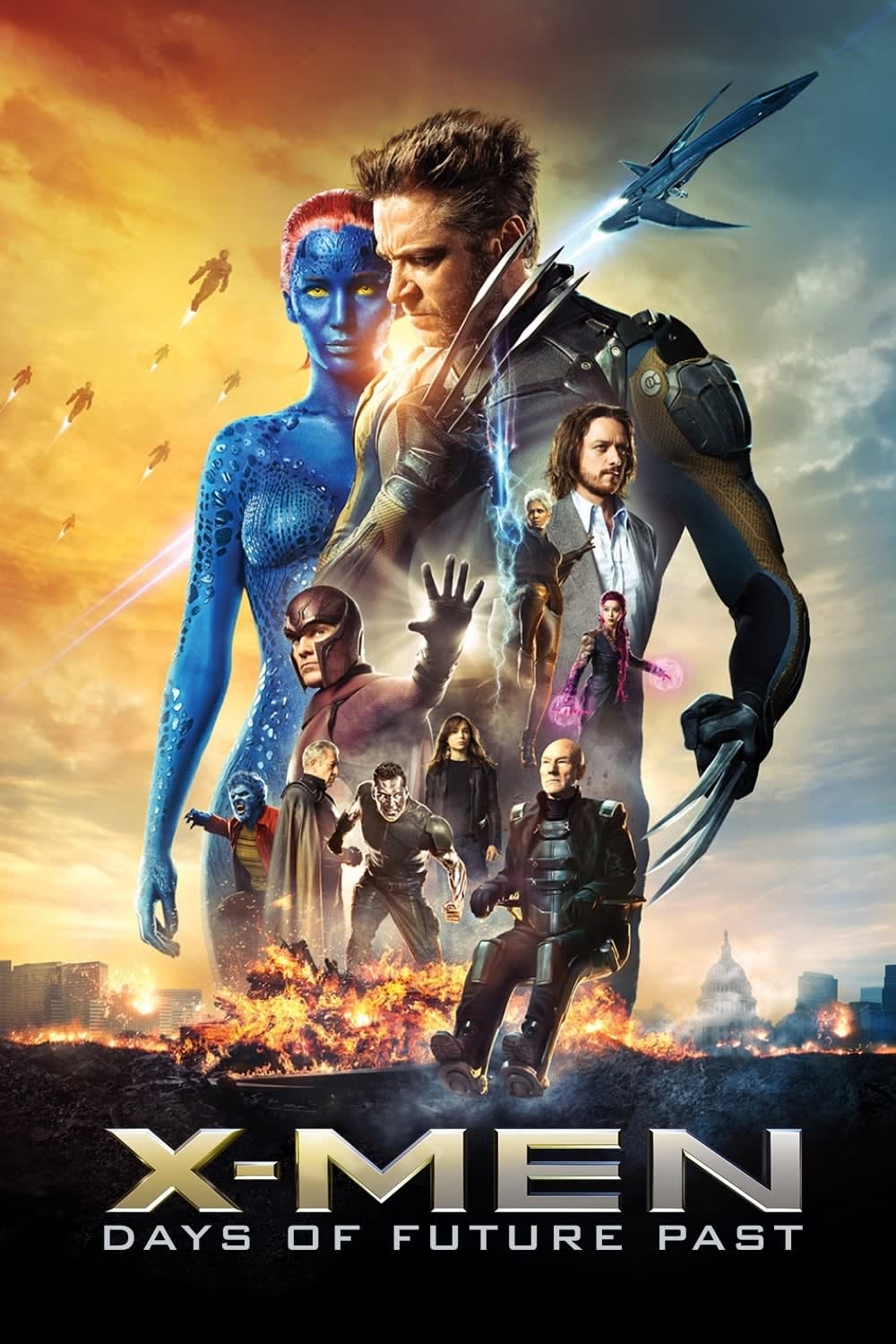 Poster for the movie "X-Men: Days of Future Past"
