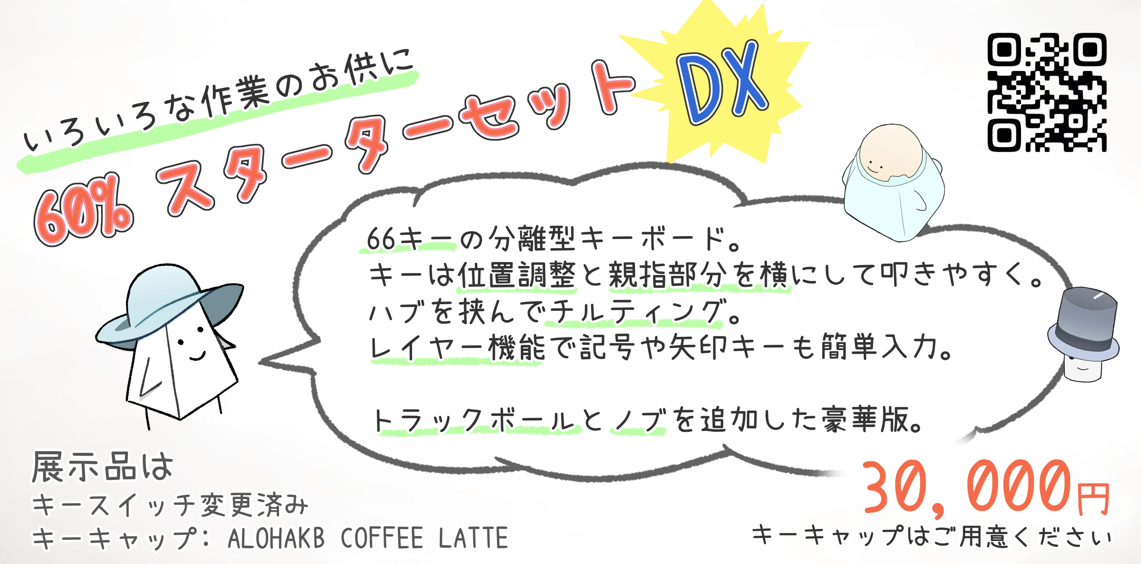 60% Starter Set DX Display Card