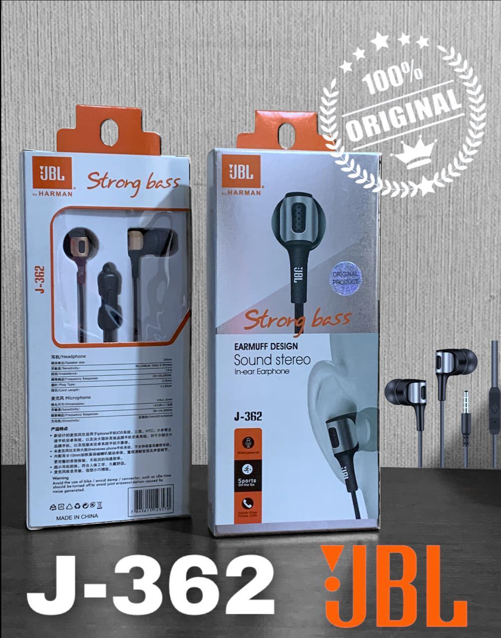 HANDSFREE JBL STRONG BASS J362