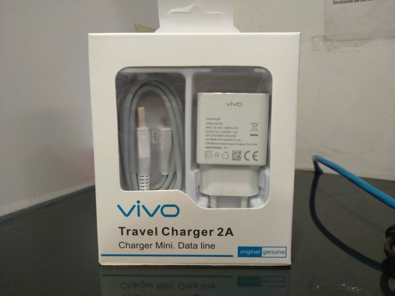 CHARGER VIVO BK0720/MICRO/FAST CHARGING ORI 99%