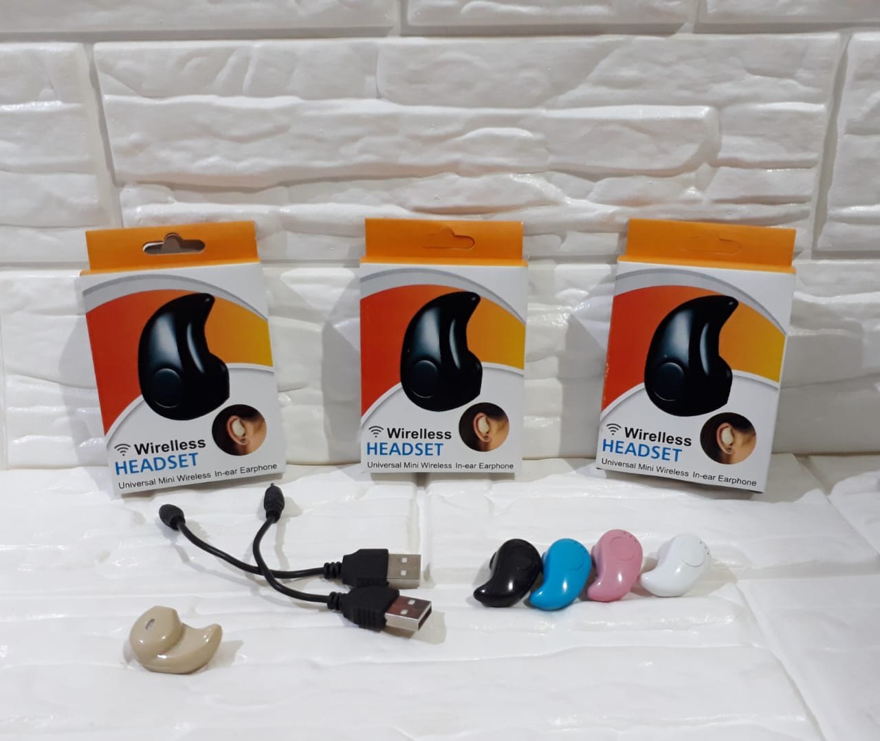 H/F BLUETOOTH KEONG S-350 + PACK + KABEL (Random) / HANDSFREE BLUETOOTH