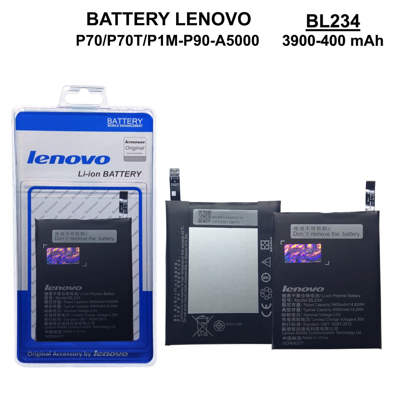 BATTERY LENOVO ORI 99%