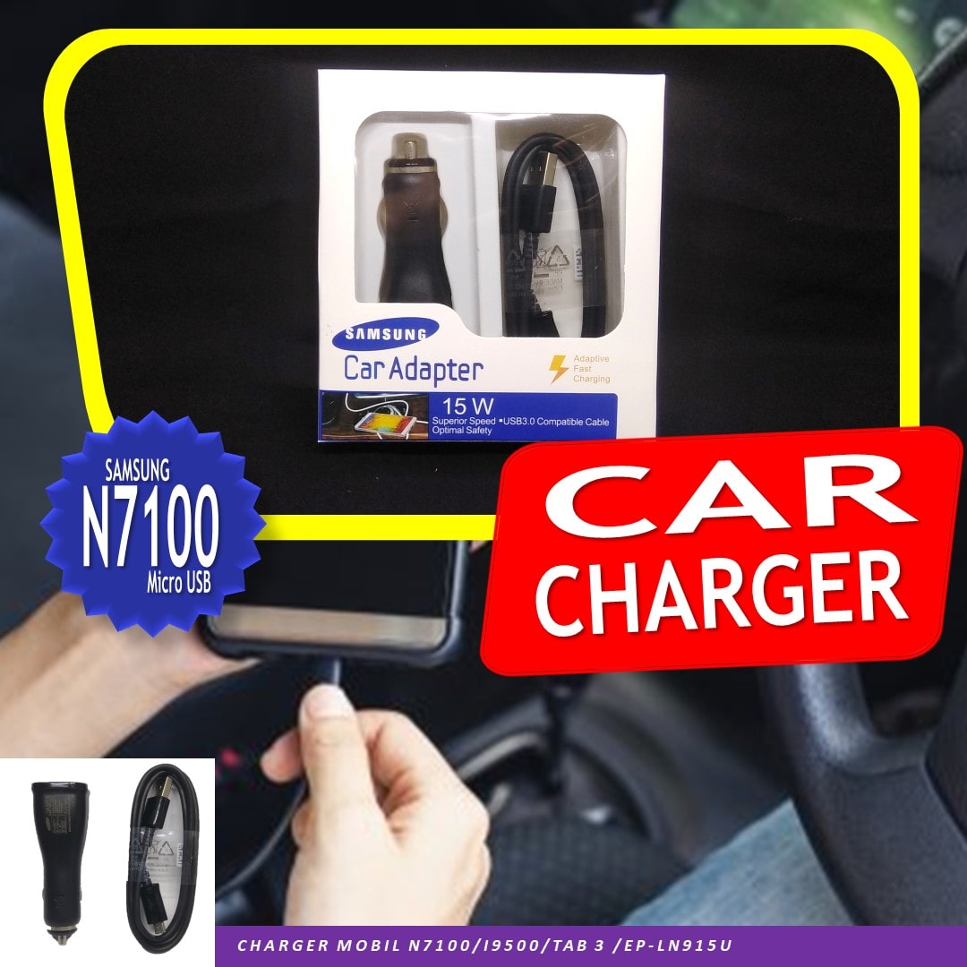 CHARGER MOBIL SAMSUNG 100% N7100/S4/BLACK PACK