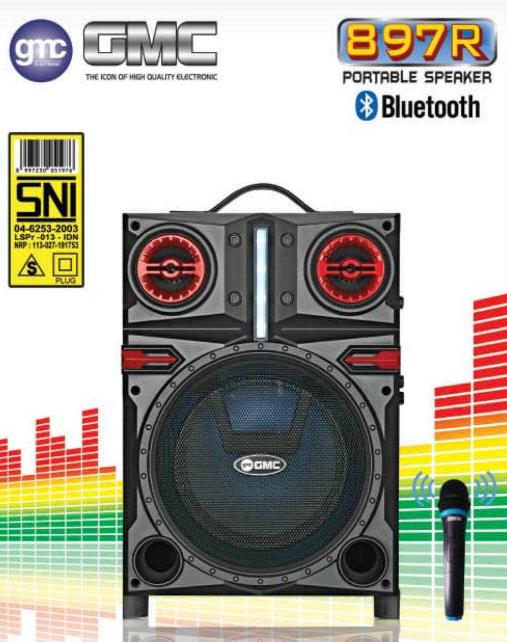 SPEAKER BLUETOOTH GMC 897R