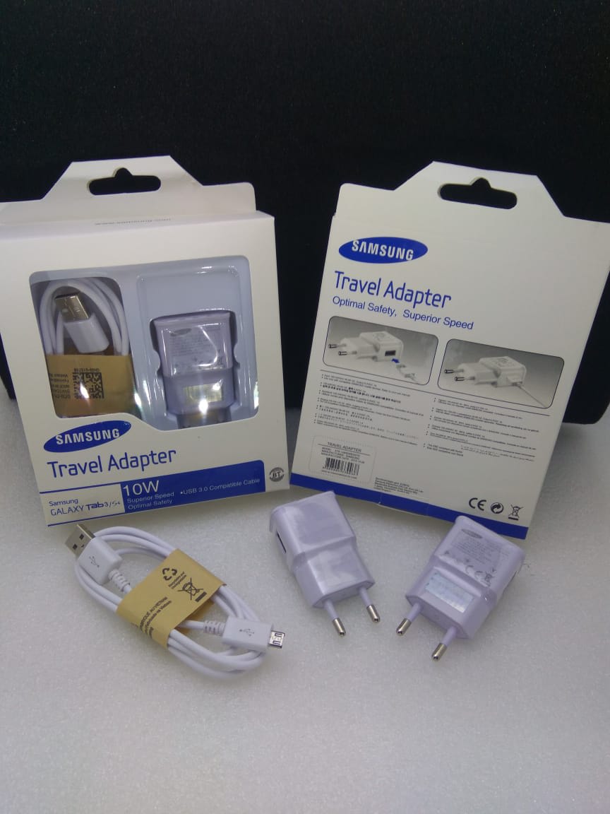 CHARGER SAMSUNG N7100/S4/I9500/TAB3 (WHITE, BLACK) ORI 99%