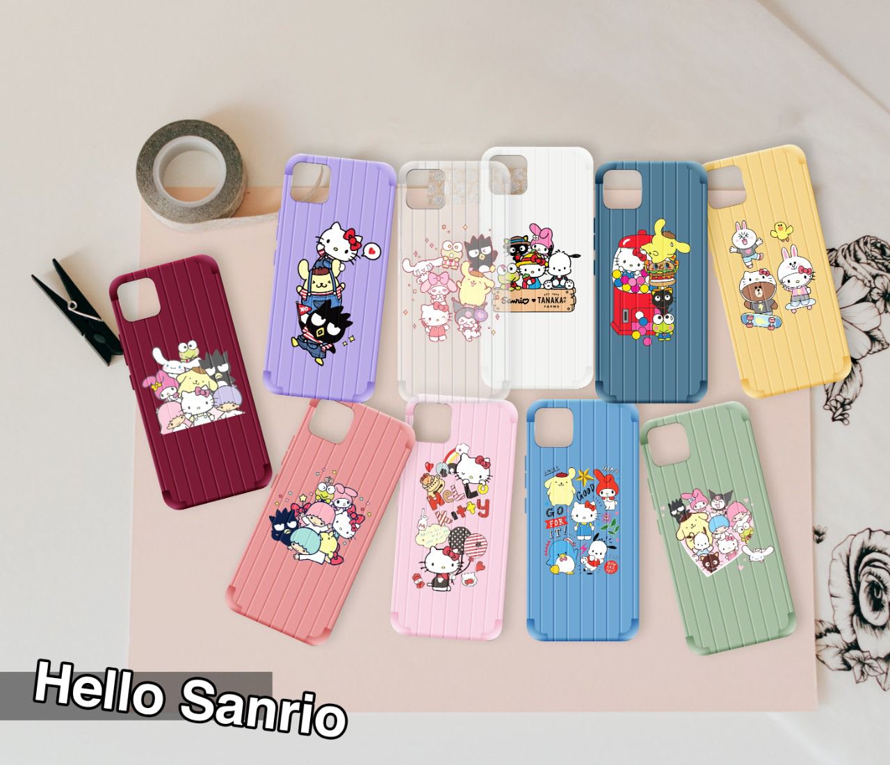 Luxury Luggage Hello Sanrio