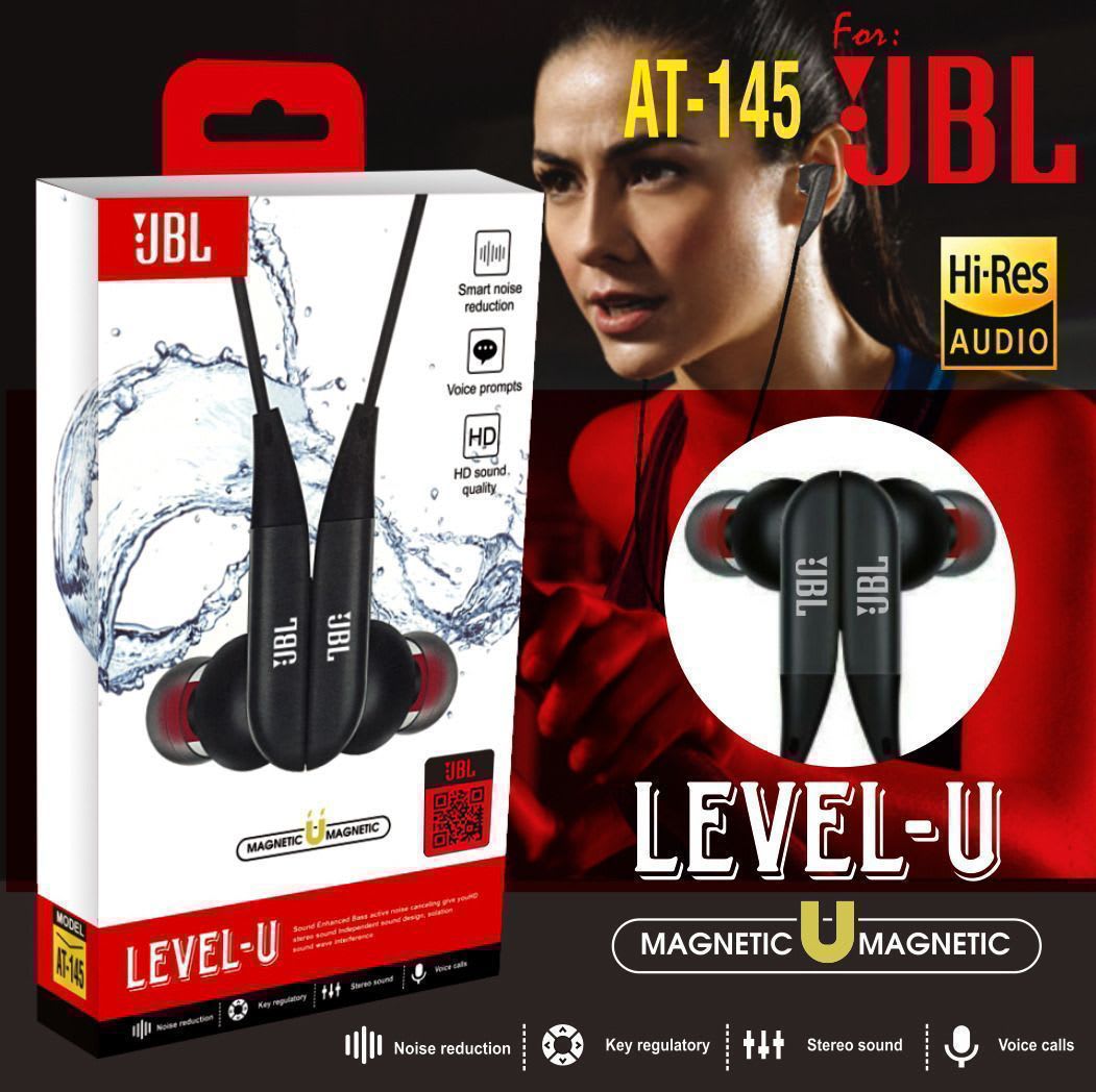 HANDSFREE AT-145 Level U Magnetic HIGH QUALITAS 🎵 + MIC