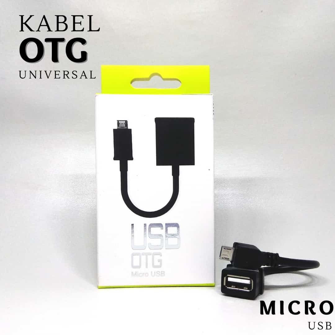 KABEL OTG UNIVERSAL MICRO/V8 (BLACK)