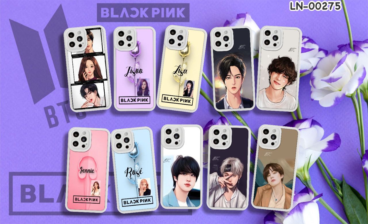 (LN-00275)CASE BIG EYE BTS & BLACKPINK PC