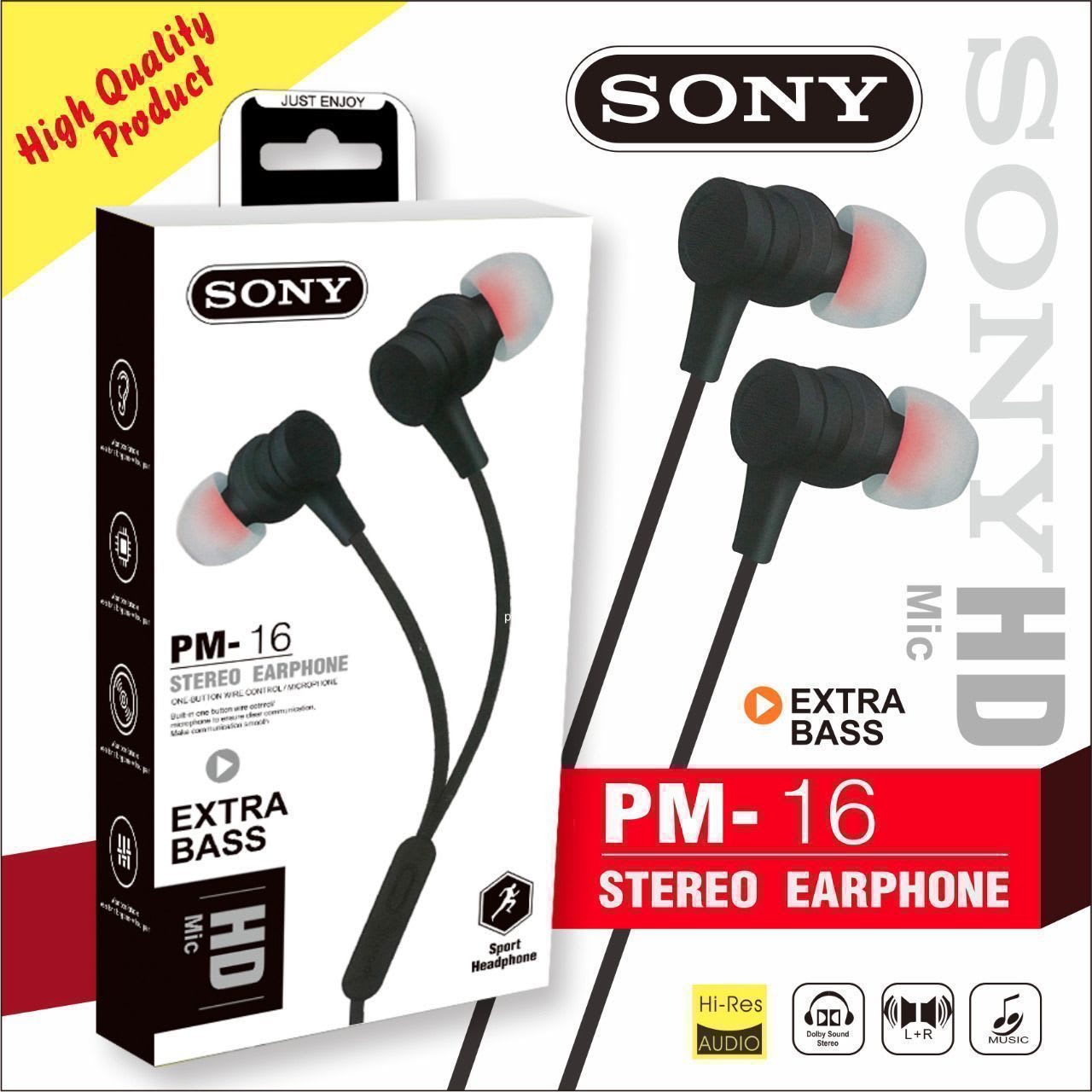 HANDSFREE SONY HIGH QUALITAS 🎵 🔉 + MIC