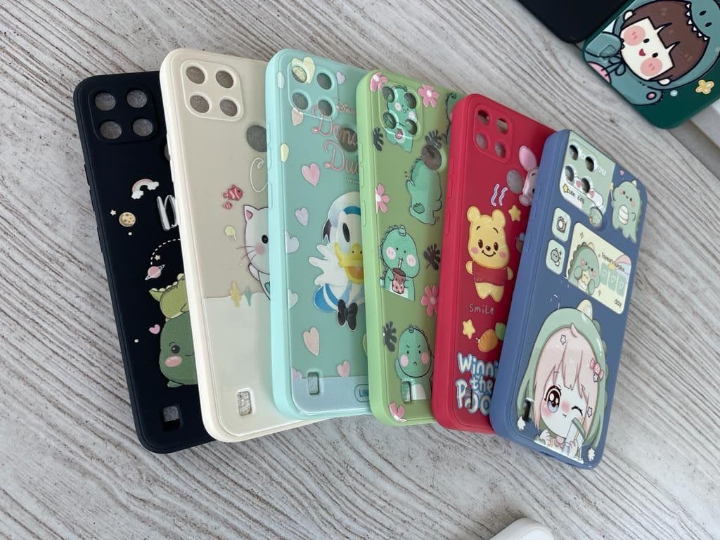 SOFTSHELL MACARON BABY SKIN + PELINDUNG KAMERA MOTIF DM-017