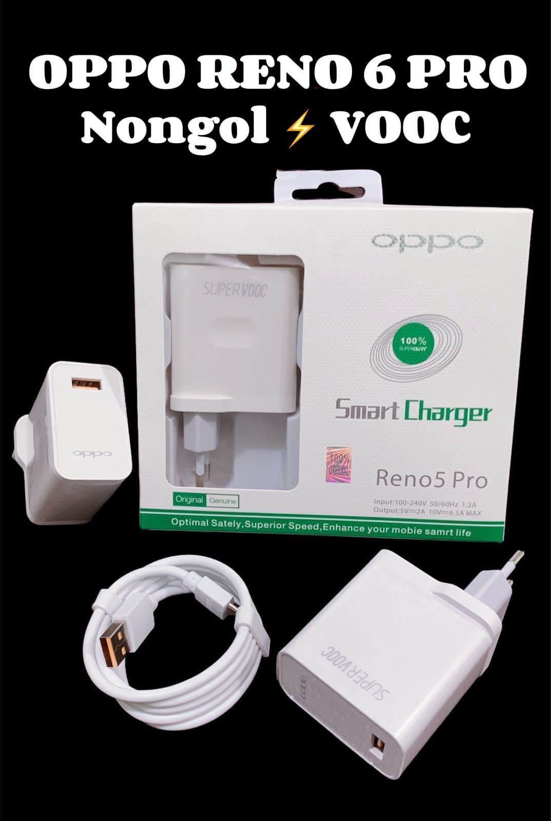 TRAVEL CHARGER ORIGINAL 100% OPPO RENO 5/6PRO (4.0AMPERE) SUPORT ⚡️VOOC