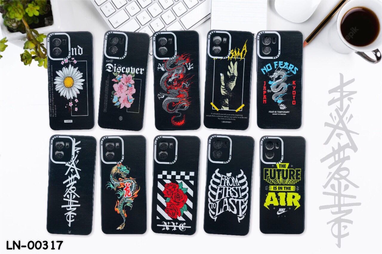 (LN-00317) CASE PREMIUM BLACK FULL MOTIF PC