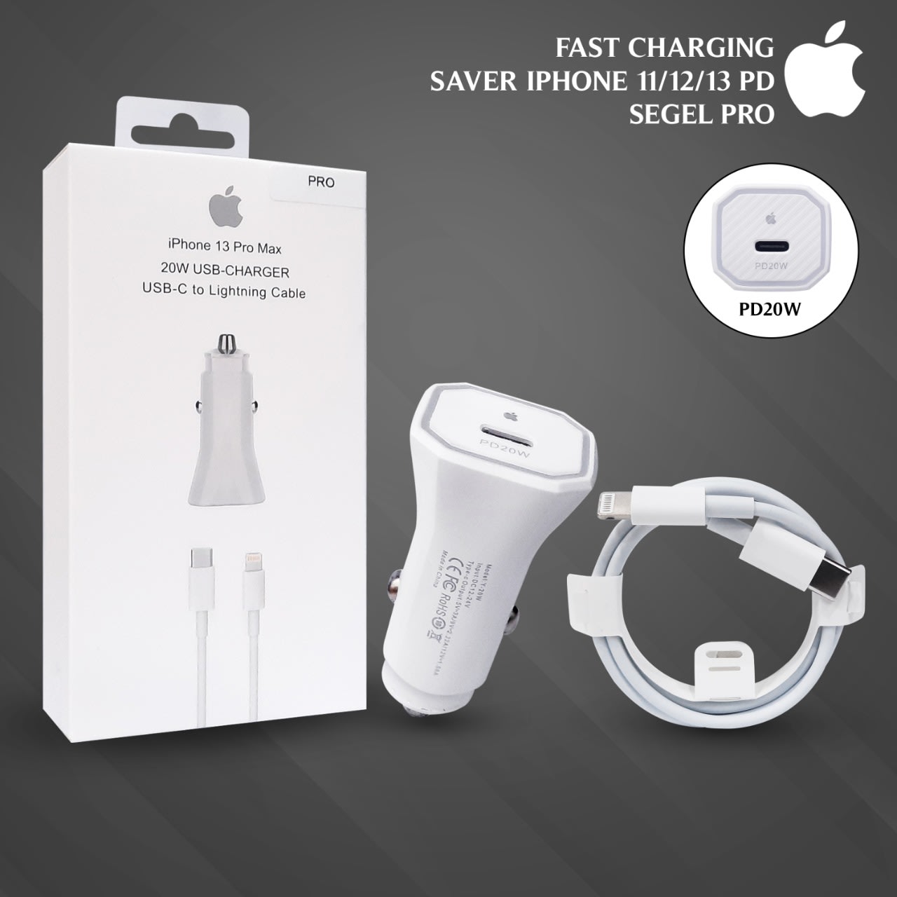 FAST CHARGING🔥 SAVER IPHONE 11/12/13 PD