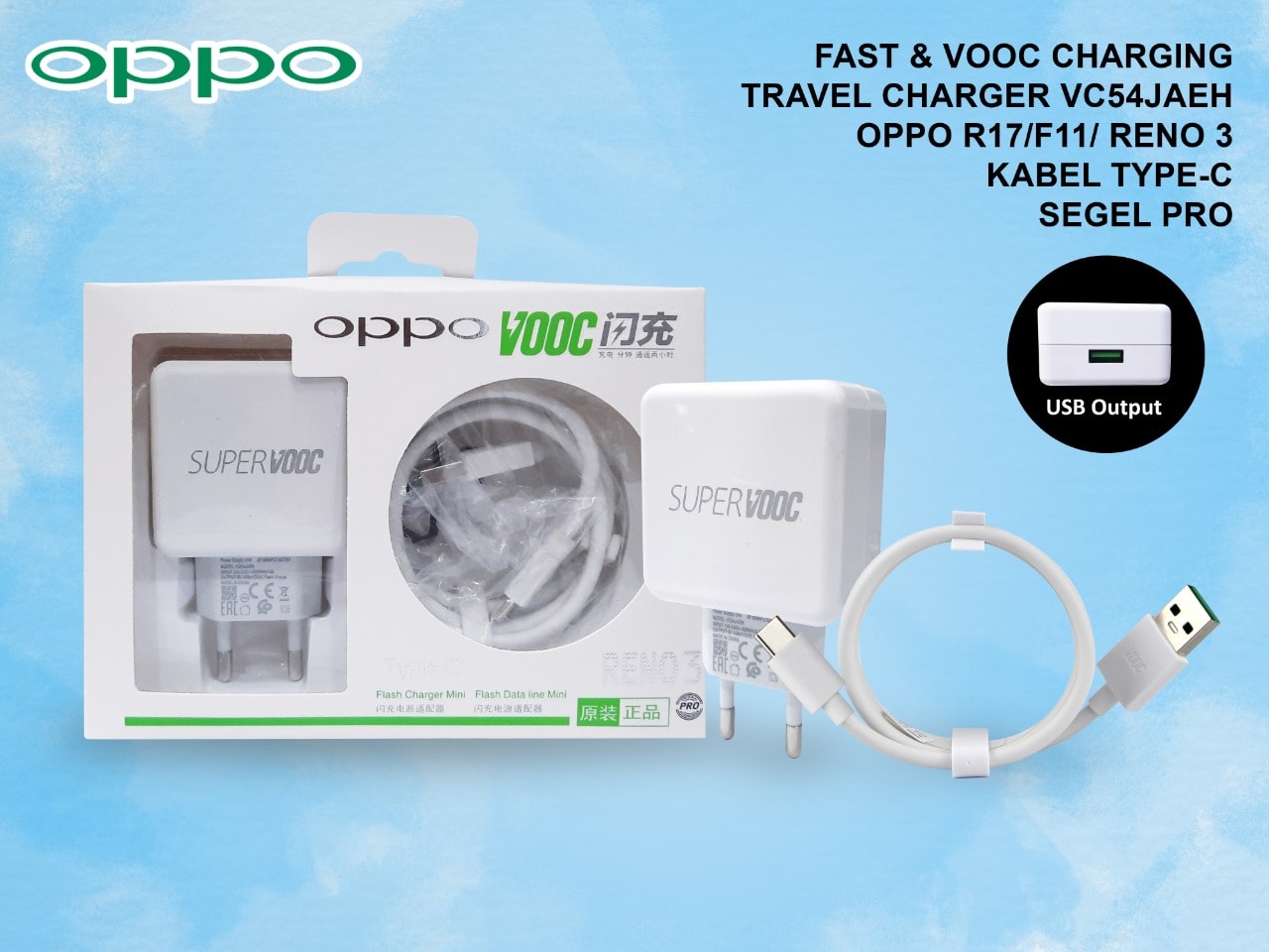 CHARGER OPPO FAST & VOOC CHARGING