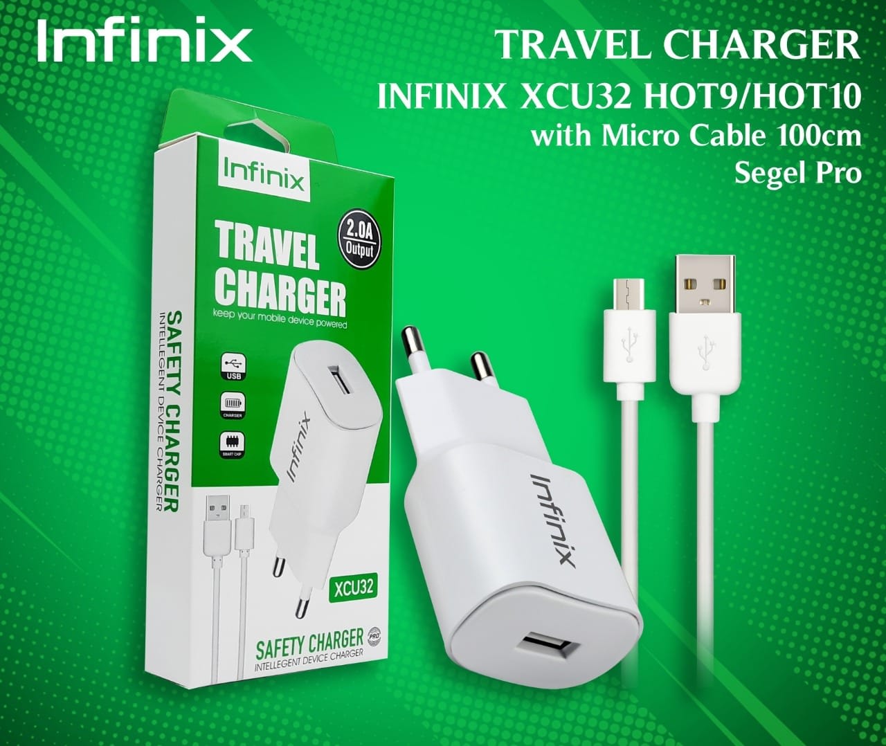 CHARGER INFINIX XCU32 HOT9/HOT10 SEGEL PRO