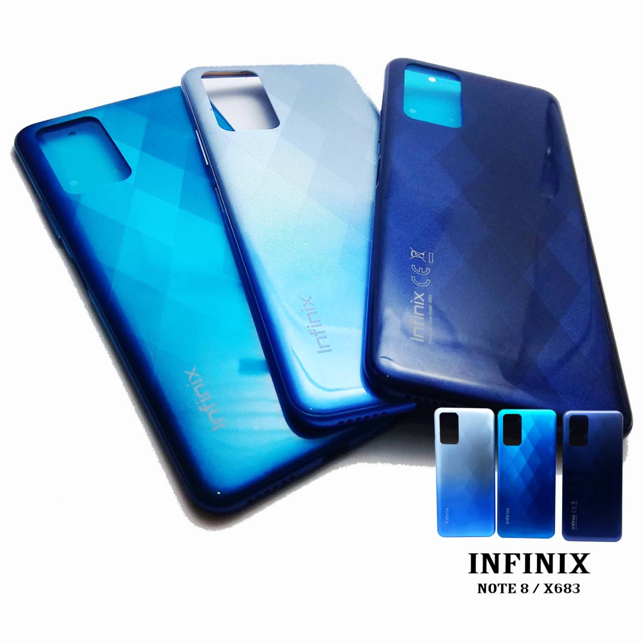 BACKCOVER INFINIX HOT, NOTE, SMART, & ZERO